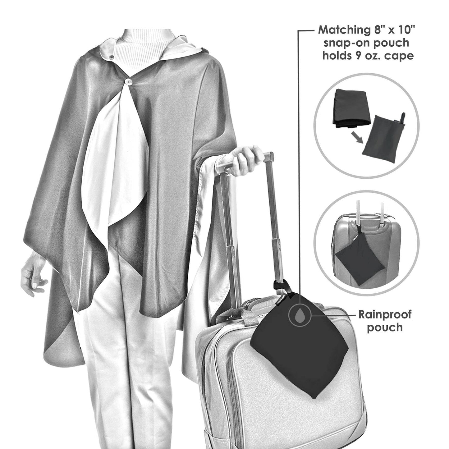 Klimt Hope II Womens Rain Cape