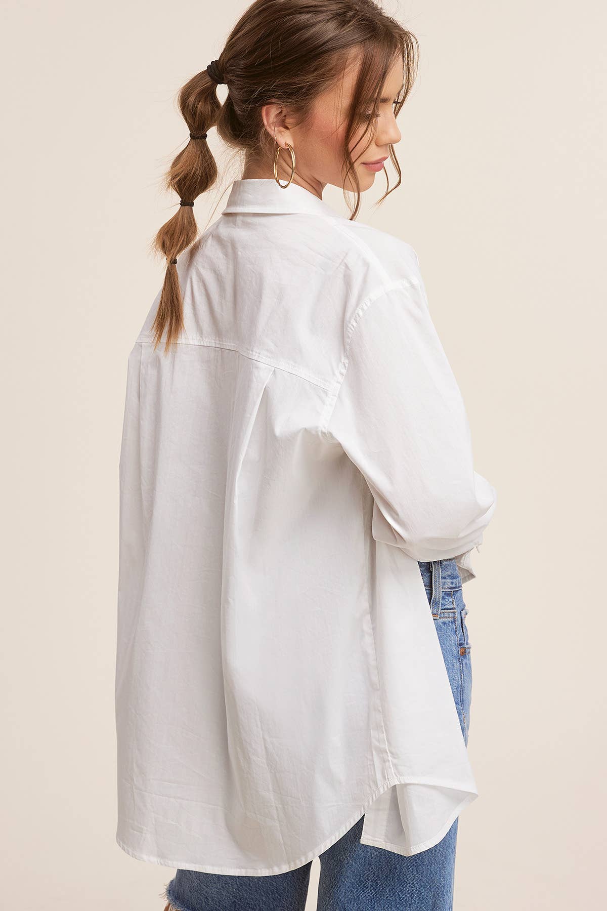 Button Down Classic White Poplin Shirt