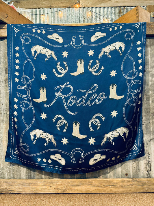 Rodeo wild rag western scarf