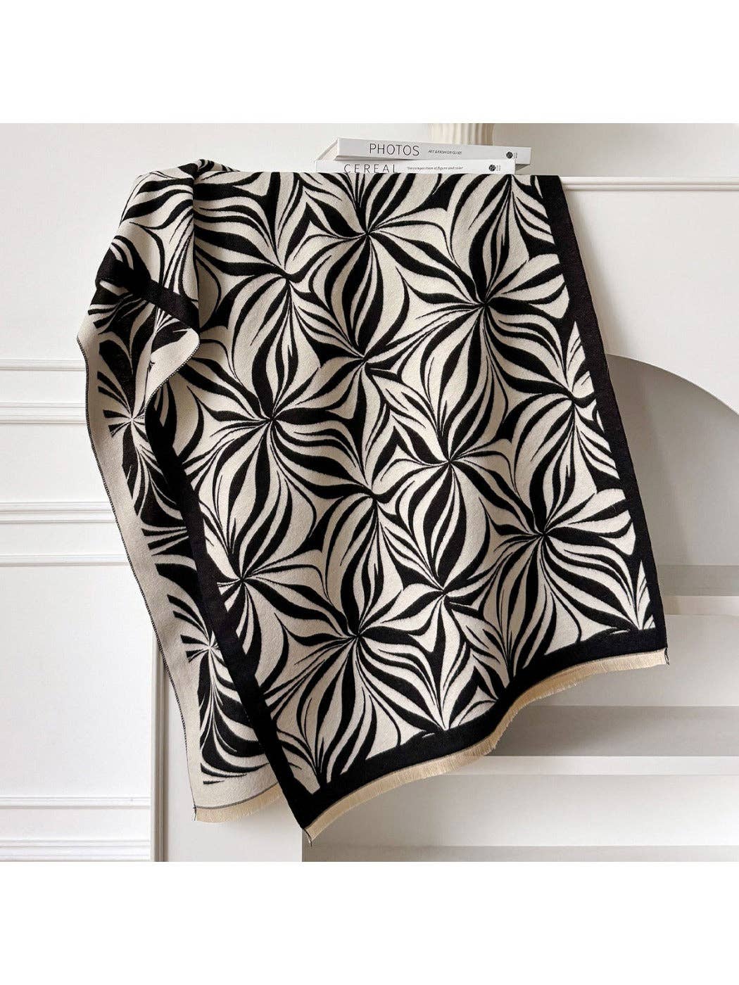 Floral Print Long Scarf & Shawl