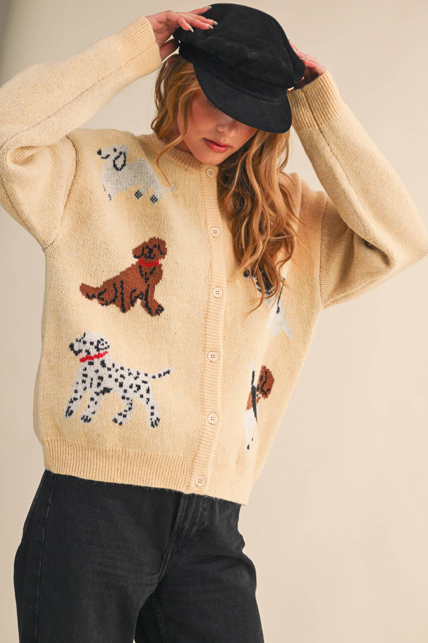 DOG SWEATER CARDIGAN