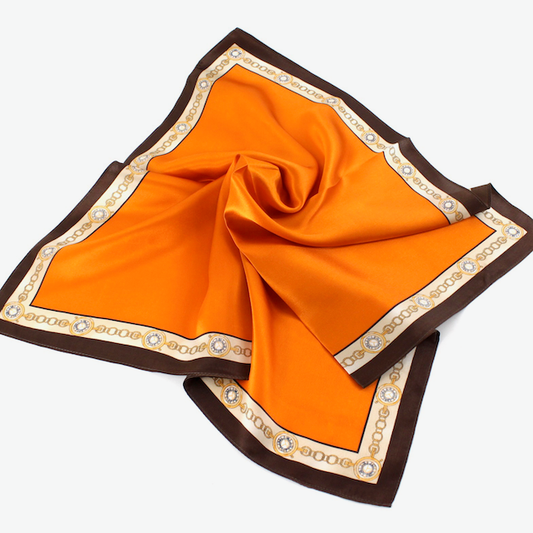 100% Silk Square Scarf (53"x53")