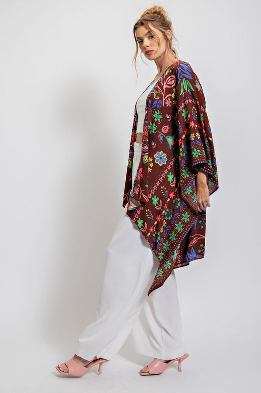 Rayon Crepon Kimono