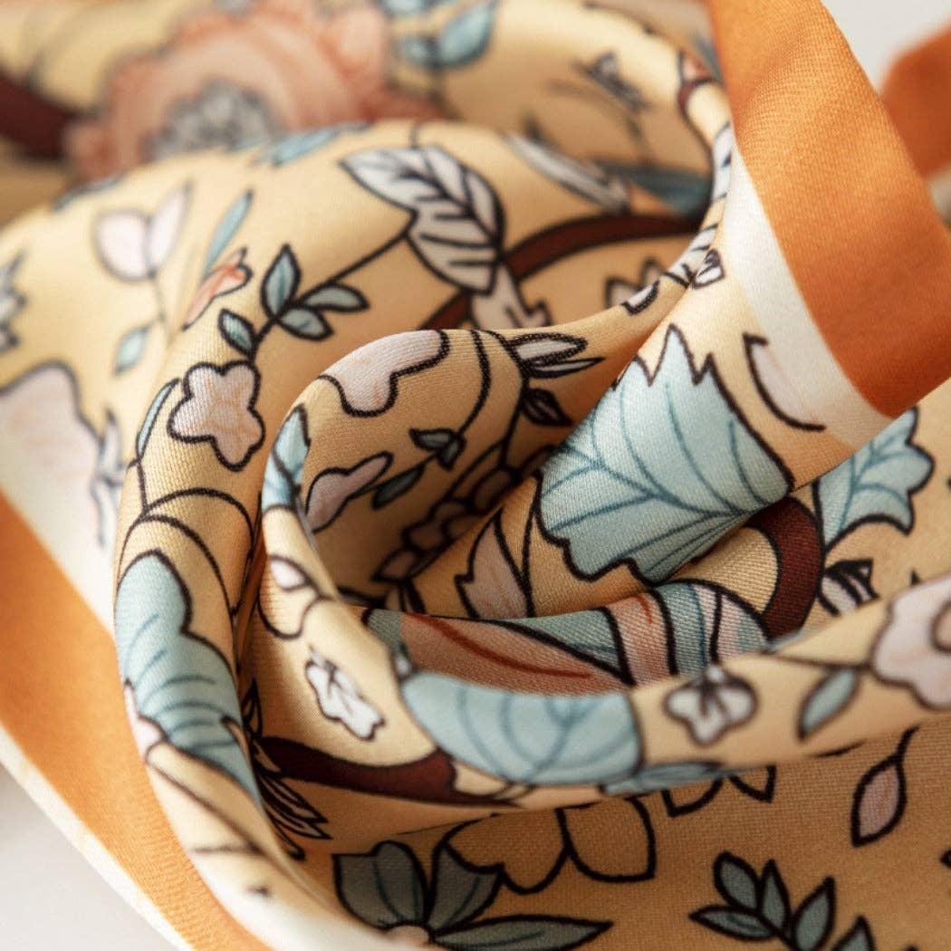 Colorful Print Neck Scarf - British & Classic