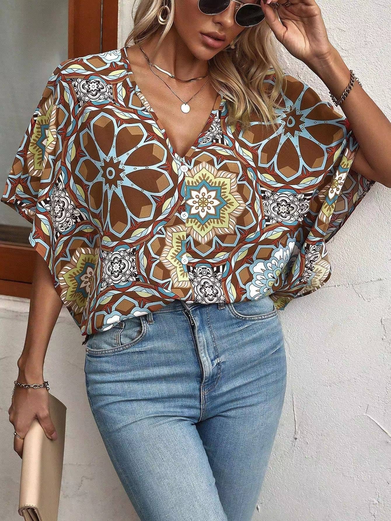 V neck blouse