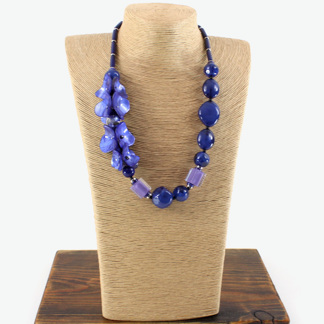 Funky Polyresin Statement Necklace