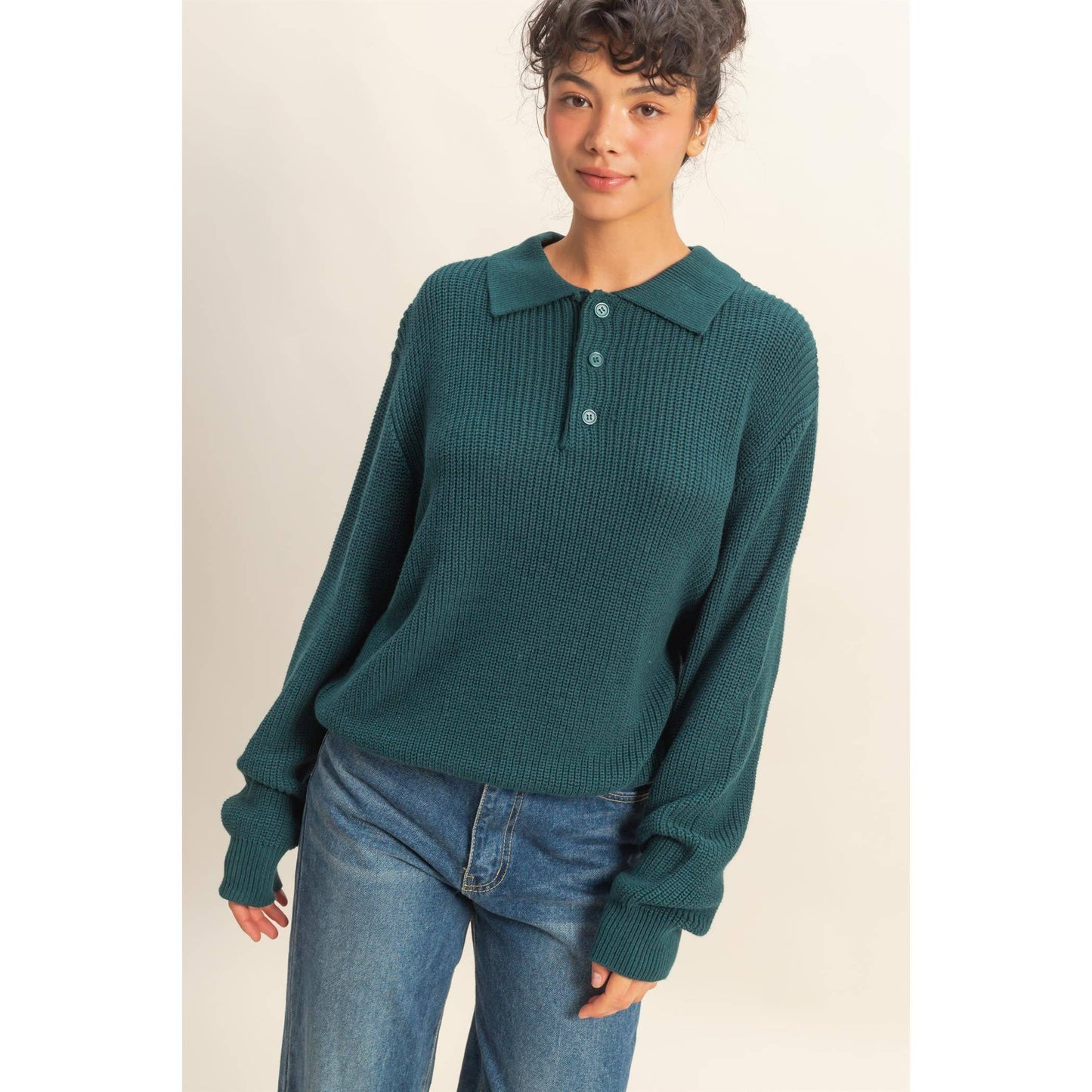 Oversized Collar Sweater