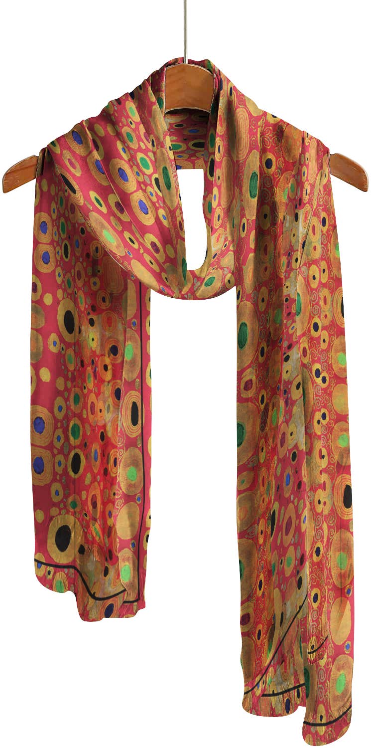 Sheer Scarf - Klimt Hope II