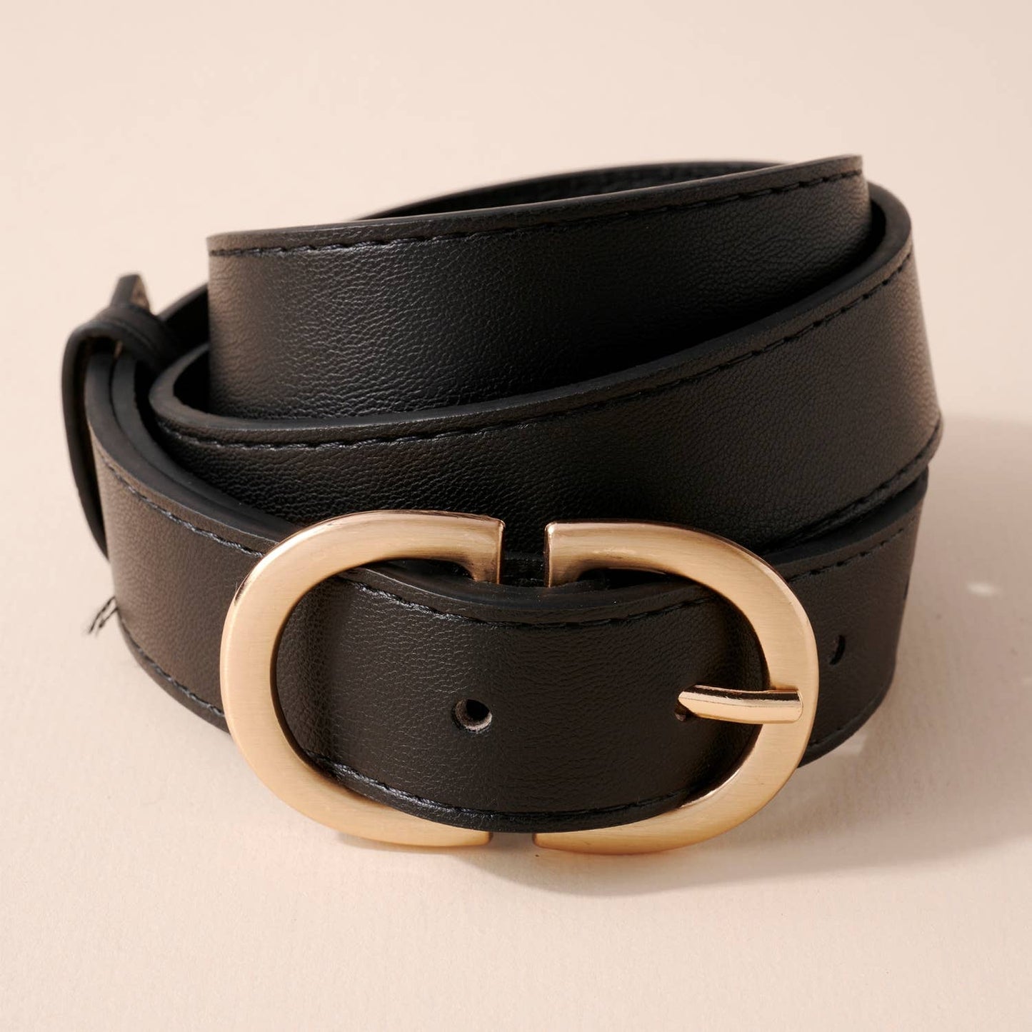 Leather Buckle Belt