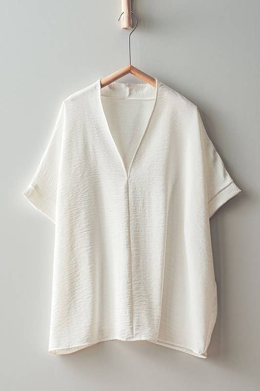 Breezy Airflow V-Neck Top-SS