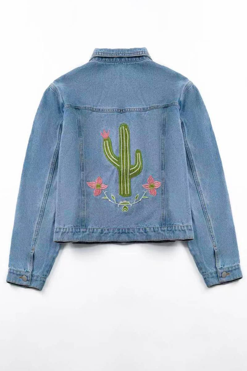 Cactus denim jacket