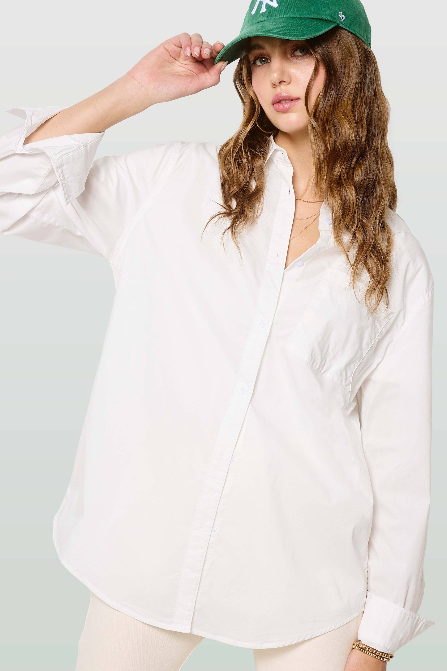 Button Down Classic White Poplin Shirt