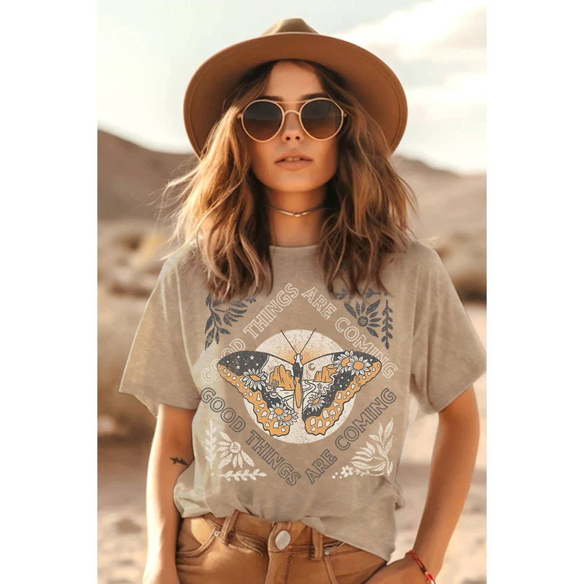 GOOD THINGS A COMING MINERAL GRAPHIC TOP