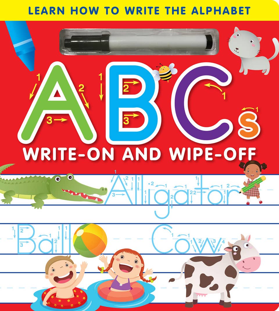 ABCs Write-On and Wipe-Off: Learn How to Write the Alphabet