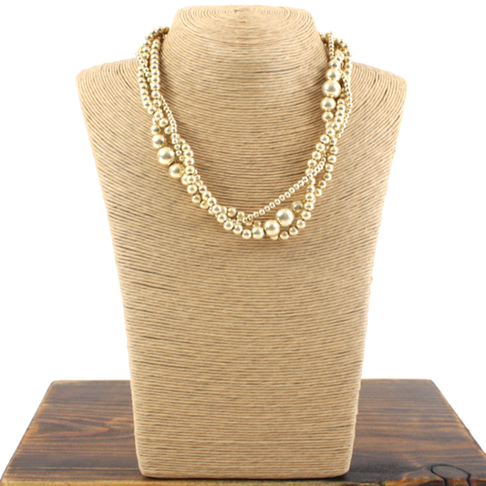 Braided Bead Necklace