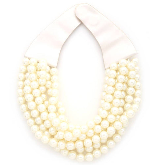 CHUNKY BEADED LAYERED NECKLACE