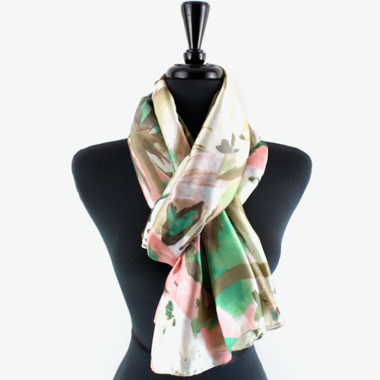 Wondering Satin-Feel Lightweight Scarf