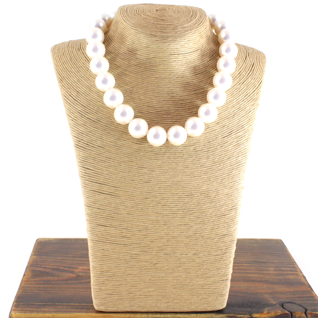 Large Faux Pearl Necklace