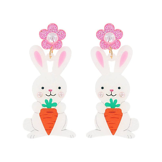 Bunny & Carrot Earrrings