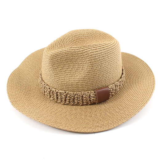 Cancun Sun Straw Panama Hat